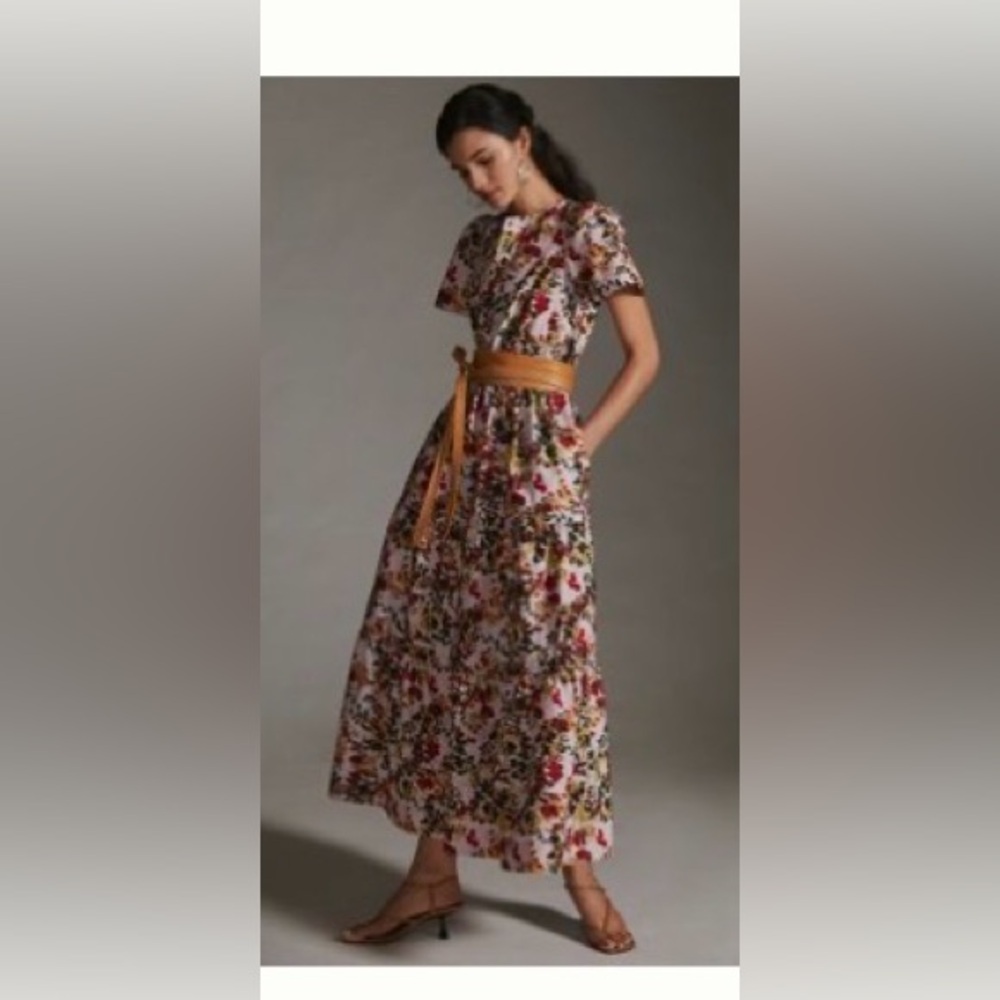 Anthropologie Maeve Somerset Maxi Dress